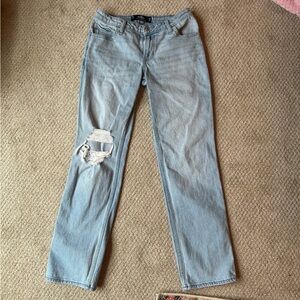 Hollister Light Blue Denim Low rise Jeans